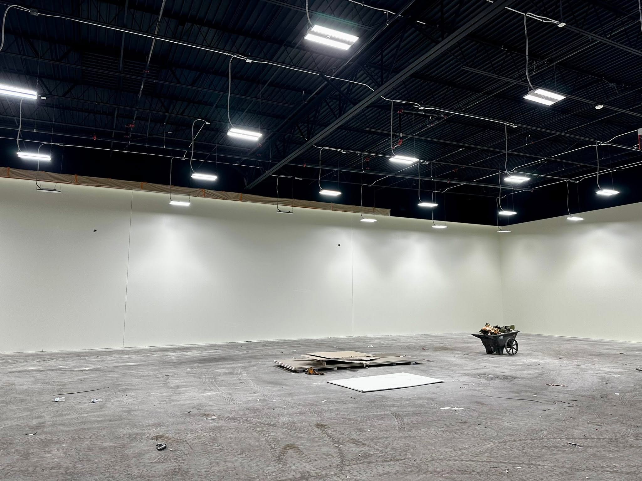 Commercial construction jobsite buildout in Southeast Texas &mdash; Boren Construction